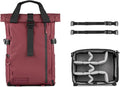 WANDRD All New PRVKE 21L V4: Camera Backpack and Photography Bundle - Weatherproof Travel and Photography Backpack, Bundle Includes 21L Bag, Camera Cube, Waist Straps, and Accessory Straps