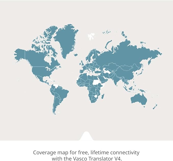 Vasco V4 Language Translator Device | 112 Languages | Free Lifetime Internet in Almost 200 Countries | Stone Gray