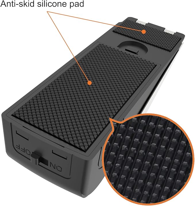 2 Packs Portable Door Stop Alarm & Door Lock, Upgraded Home Security Door Locker Devices Pocket Door Stopper Self Defensey Tools for Hotel Travel Home Apartment House