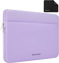 RAINYEAR Laptop Sleeve Case 15.6 Inch, Protective Portable Case with Front Pocket, Briefcase Handbag Computer Carrying Bag Laptop Bag Compatible for HP, Dell, Asus, Lenovo, Notebook, Purple