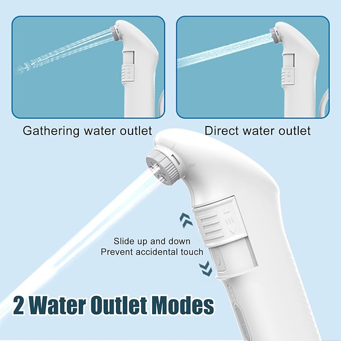 Portable Bidet for Travel,Travel Handheld Bidet Sprayer with 2.5L Water Storage, Electric Rechargeable,70-Minute Usage