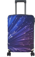Explore Land Travel Luggage Cover Suitcase Protector Fits 18-22 Inch Case (Fireworks, S)