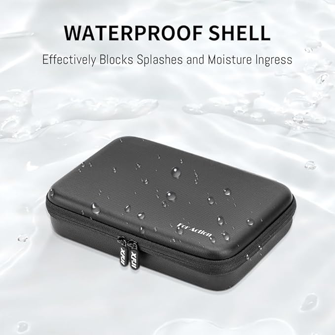 Osmo Action 5 Pro Carrying Storage Case for DJI Osmo Action 5 Pro/Action 4 3, Surface Waterproof Travel Portable Hard Bag Compatible With DJI Osmo Action 5 Pro/4/3 Adventure Combo Outdoor Travel kit