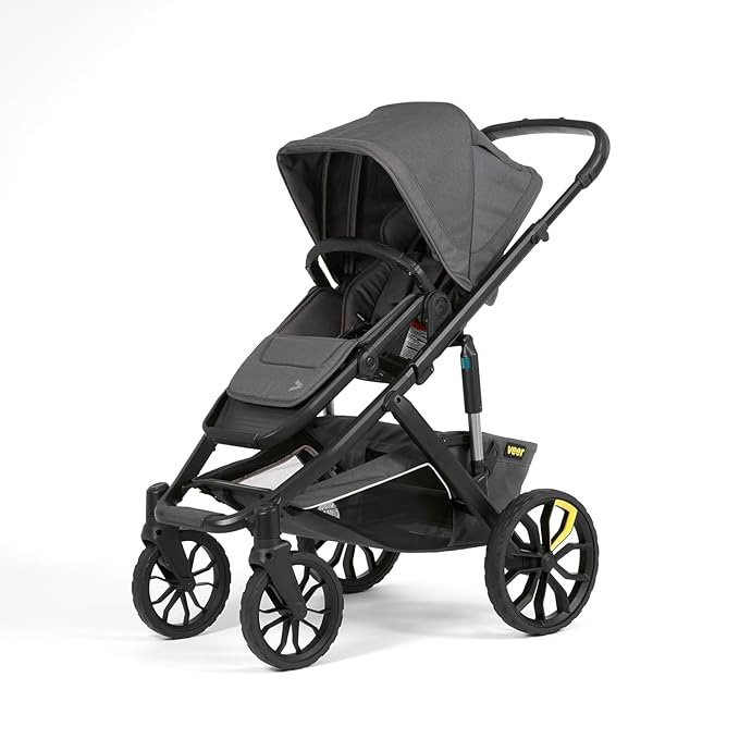 Veer Switch&Roll Stroller | 4 Wheel All-Terrain Stroller with Switchback Seat | Fits All Major Infant Car Seats (Adapters Sold Separate) | Shock Absorbing, Durable, Maneuverable, Collapsible