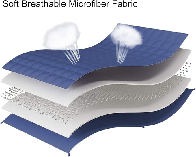 L'AGRATY Weighted Blanket - 36"x48" 5lbs Cooling Breathable Microfiber Material with Glass Beads Small Blanket for Kids All-Season Summer Fall Winter Soft Thick Comfort