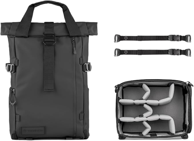 WANDRD All New PRVKE 41L V4: Camera Backpack and Photography Bundle - Weatherproof Travel and Photography Backpack, Bundle Includes 41L Bag, Camera Cube, Waist Straps, and Accessory Straps