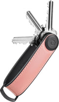 Orbitkey Key Organizer Hybrid Leather | Premium Nappa leather & TPU, Stainless Steel Locking Mechanism, Slim & Quiet Profile
