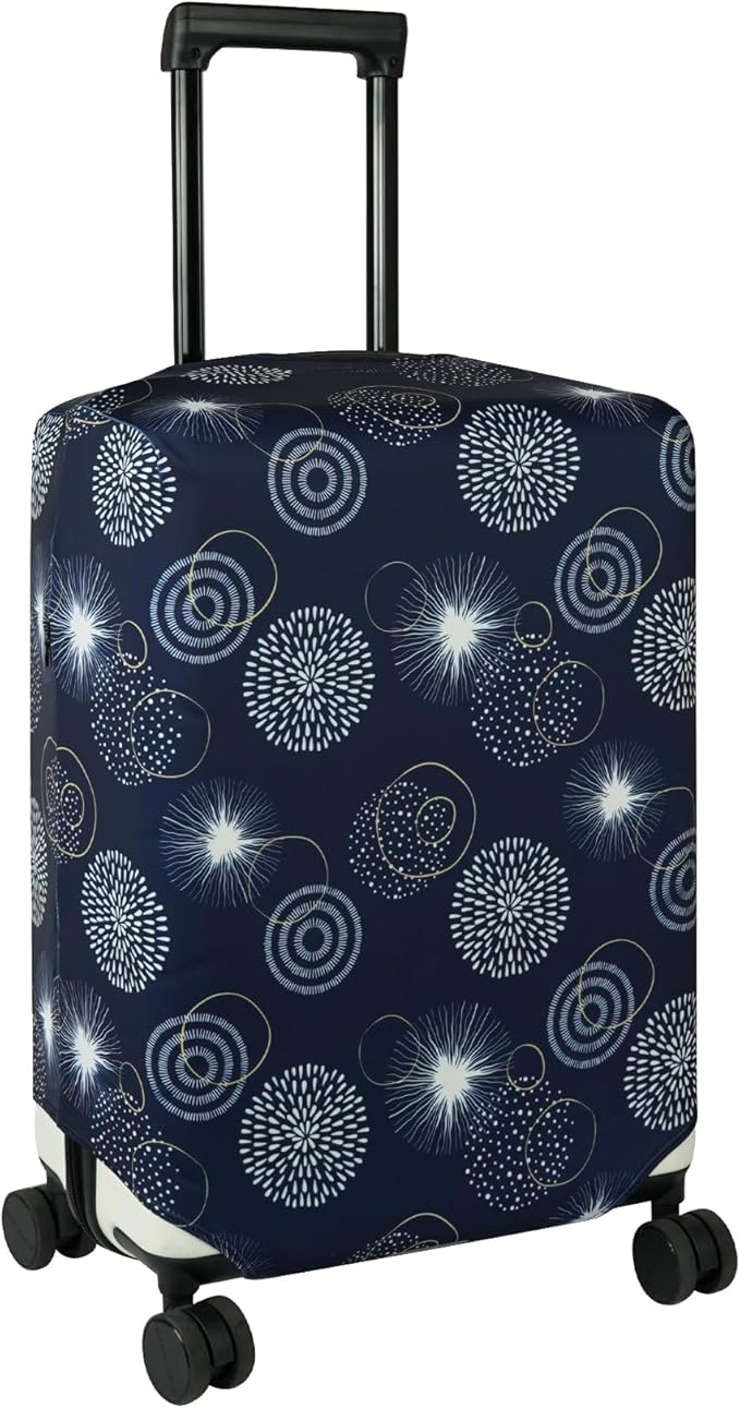 HYPER VENTURE Washable Luggage Cover - Fashion Suitcase Protector Fits 23-26 Inch Luggage (Sparkler, M)