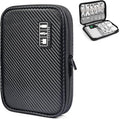 Luxtude Cord Organizer Travel, Cable Organizer Bag, Portable Electronics Organizer, Travel Essentials for Cord Storage/Charger Storage/Cable Storage