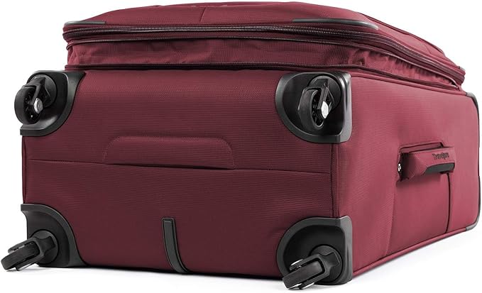 Travelpro Maxlite 5 Softside Expandable 2-Piece Luggage Set — Carry-On and Medium Checked Luggage — Burgundy
