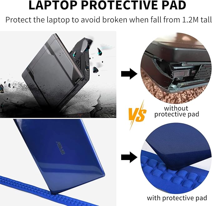 DUSLANG 17 Inch Laptop Backpack for Travel Water Resistant College Bookbag for Men/Women Laptop Bag with USB Charging Port and Tablet Sleeve Bag Compatible Protective Case, Black