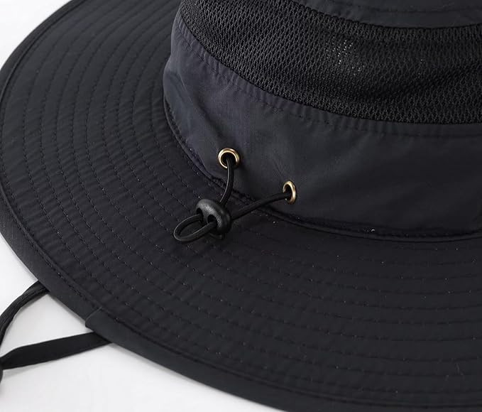 Home Prefer UPF 50+ Men's Sun Hat Wide Brim Bucket Hat UV Protection Hat for Mens Womens Beach Safari Gardening Golf Fishing