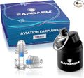 Eargasm Aviation Earplugs Small - Airplane Ear-Plugs for Ear Pressure Relief on Flights - Perfect High Altitude Air Travel Essential Earplugs for Kids and Men, Women, Adults with Small Ear Canals
