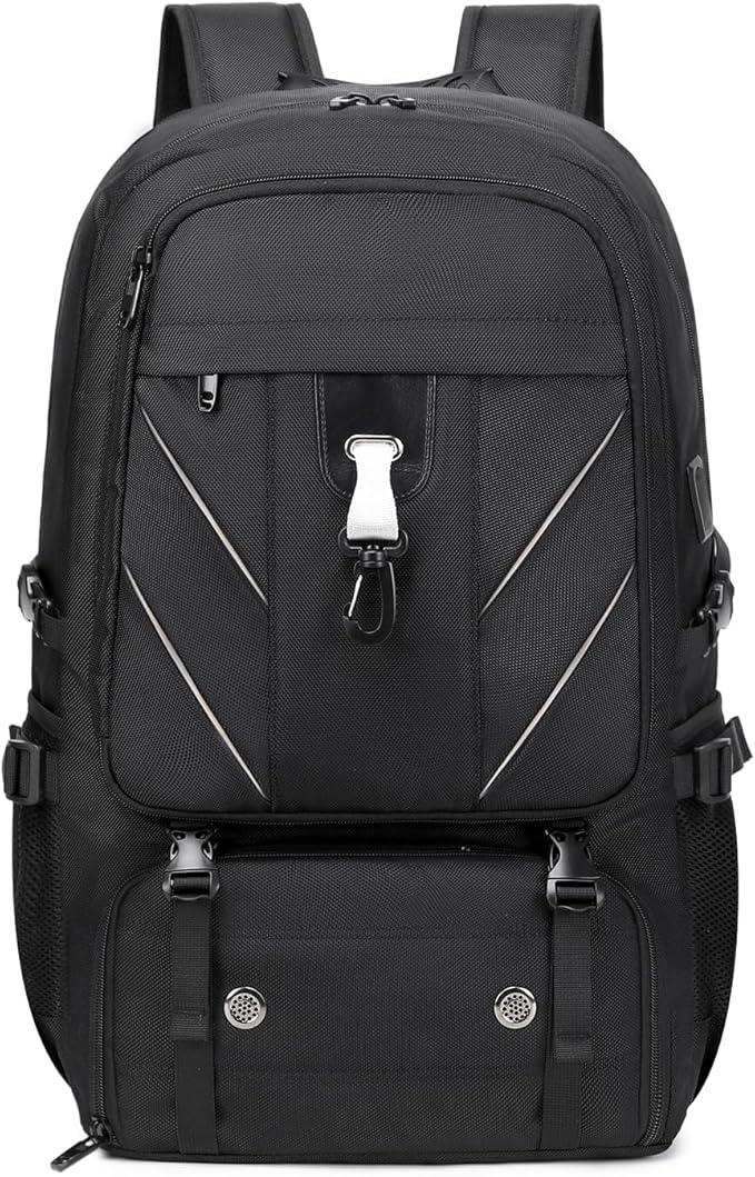 18.4 Inch Large Travel Backpack with Shoe Compartment,80L Water Resistant Anti Theft Backpacks with USB Charging Port,Carry on Flight Approved Laptop Bag Multiple Backpack (Fits above 5.91 ft height)