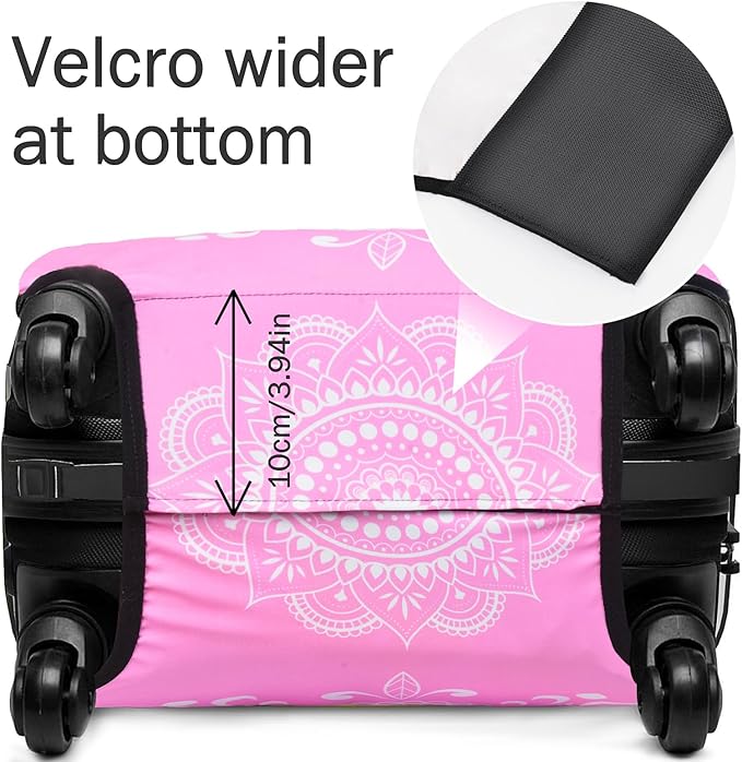 Luggage Cover for Suitcase Elastic Suitcase Cover Protector, Carry On Luggage Sleeve Anti Scratch Travel Essentials Suitcase Protector Fits 27-29