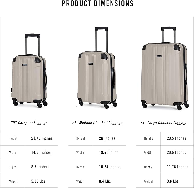 Kenneth Cole REACTION Out of Bounds, Mushroom, 28-Inch Checked