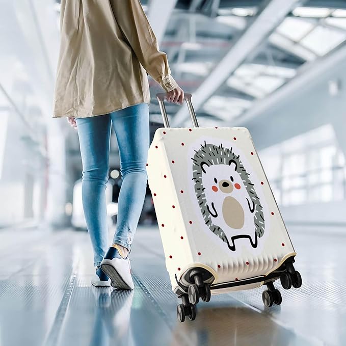 Travel Luggage Cover Suitcase Protector Fits 18-32 Inch Wheel Covers PatternedTravel Related Items Flower Luggage Protector Elastic S