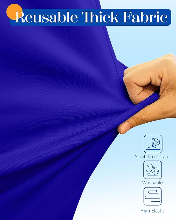 Slohif Luggage Cover for Suitcase Tsa Approved Protector - Luggage Sleeve Suit Case Cover Travel Stretch Large Baggage Case Protective Washable Fit 22-24 Inch Blue