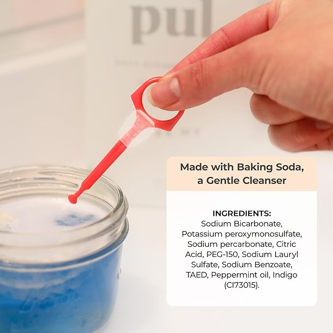 PUL Aligner Cleaner Tablets (Pack of 96) – For Cleaning Invisalign, All Clear Aligners & Retainers – Removes Odor, Stains, Plaque – Cleans Dentures, Night & Mouth Guards, All Dental Removables