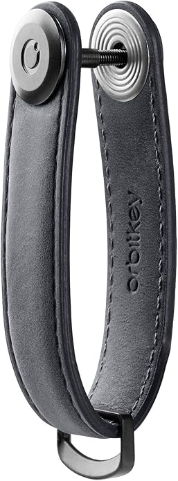 Orbitkey Crazy Horse Leather Key Organizer | Quiet Profile | Holds up to 7 Keys