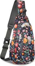 TITECOUGO Small Sling Bag, Lightweight Crossbody Backpack for Men Women, Shoulder Bag for Sports and Outdoor