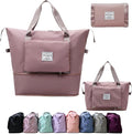 Large Capacity Foldable Travel Bag, Expandable lightweight Carry on Bag, Dry with Wet Separation Spor Duffel Bags