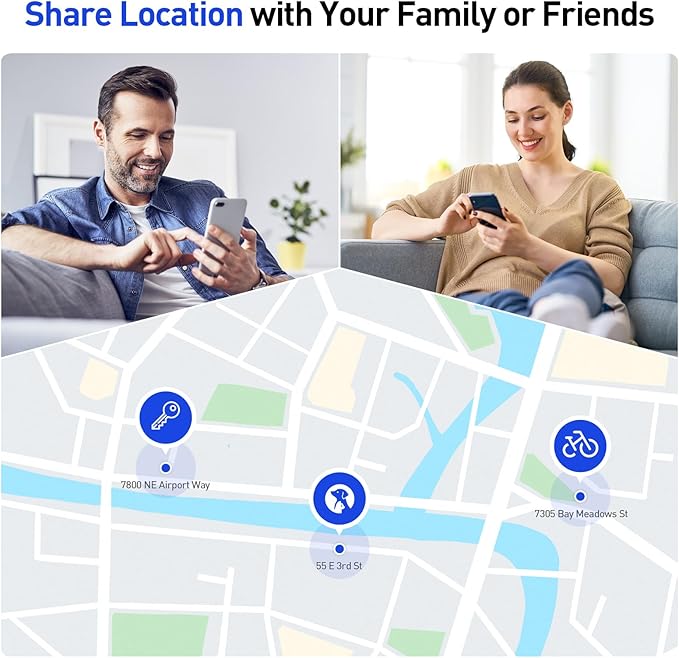 KZO Android Tracker Bluetooth Smart Tag, Works with Google Find Hub App (NOT for iOS or Huawei), Replaceable Battery, Item Finder for Keys/Luggage/Suitcase/Backpack/Wallet, Black, 2 Pack