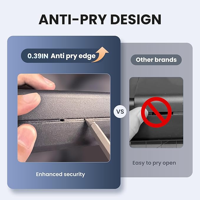 Portable Pistol Safes – Electronic Lock Box & Key Access, Silent Mode, Compact Car Gun Safe for Handgun, Small Single Safe for Travel, Office, Dorm Use