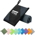 Microfiber Travel Towel, Soft Lightweight Quick Dry Towel, Super Absorbent Compact Travel & Sports & Beach Towels for Camping, Backpack, Gym, Swimming, Yoga, Hiking (XL:30"×60" -Dark Gray)