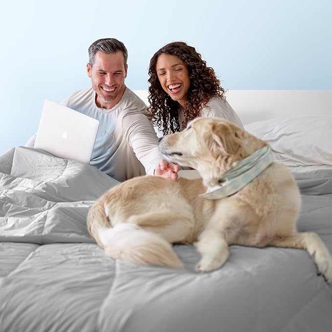 Dream Valley® Outlast® Deepsleep Cooling Comforter, Full/Queen Size, NASA-Grade Space Technology Cooling Blanket for Hot Sleepers Night Sweats, Q-Max > 0.45 Aerocool™ Breathable, Mint Macaron, 90"x90"