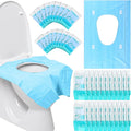Yahenda 200 Pack Toilet Seat Covers Disposable Extra Large Individually Wrapped Toilet Seat Cover for Adults and Kids Potty Training Waterproof Travel Potty Seats Mats for Kids Adults Public Bathroom