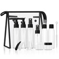 Morfone Travel Bottles Kits -TSA Approved Travelling Size Containers for Toiletries Leak Proof Refillable Liquid Travel Essentials with Toiletry Bag for Cosmetic Shampoo Conditioner Lotion