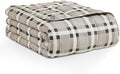 L'AGRATY Weighted Blanket - 60"x80" 17lbs Cooling Breathable Heavy Blanket Microfiber Material with Glass Beads for Adult All-Season Summer Fall Winter Soft Thick Comfort