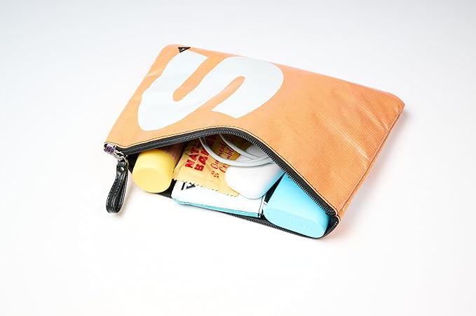 Rareform Essentials Organizer Pouch | Travel Accessory Bag, Protects Tech, Cosmetics, Toiletries with Inner Fleece Lining, Water-Resistant | Recycled Nylon, Black