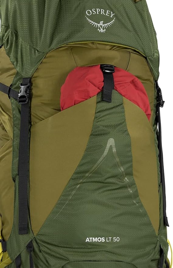 Osprey Atmos AG LT 50L Men's Backpacking Backpack, Scenic Valley/Green Peppercorn, L/XL