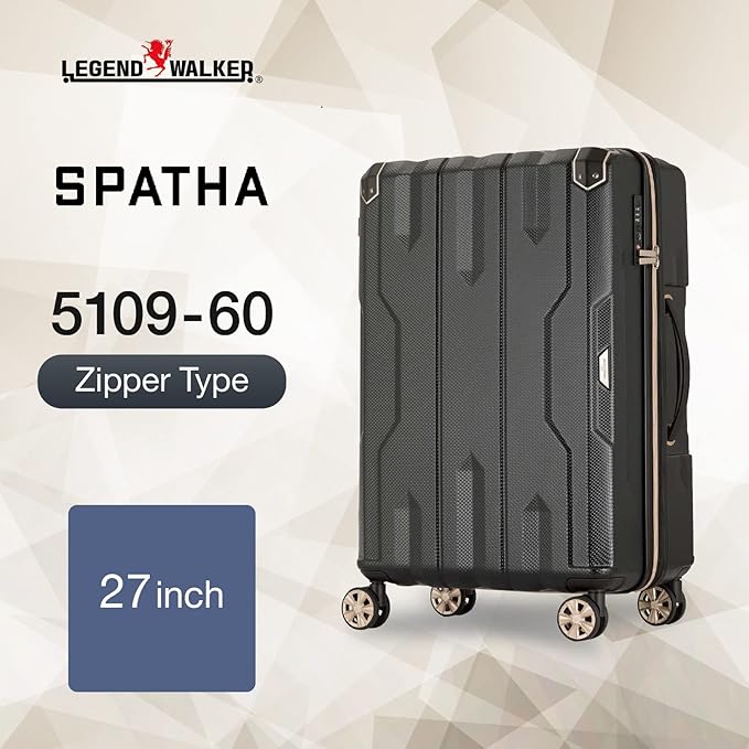 LEGEND WALKER SPATHA Hardside Expandable Luggage, 27-inch, Navy, 5109-60-NV