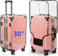 FABUWAY PVC Suitcase Cover - Clear, Transparent, Waterproof & Dustproof - 30"