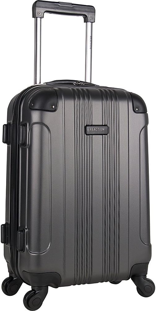 Kenneth Cole REACTION Out of Bounds Lightweight Hardshell 4-Wheel Spinner Luggage, Rose Gold, 20-Inch Carry On