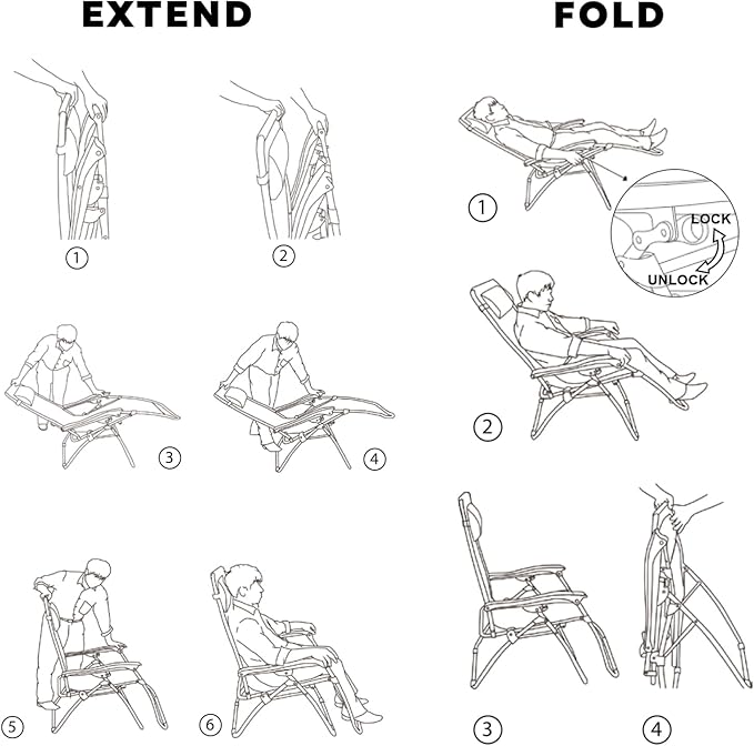 Oversized Padded Zero Gravity Lounge Chair Set of 2, Foldable Patio Anti Gravity Reclining Chairs Folding Lawn Recliner with Cup Holder for Yard, Camping, Outdoor, Support 350 LBS, Green