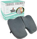 Premium Foldable Travel Seat Cushion - for Relief of Lower Back, Sciatic, Butt and Tailbone Pain - for Home & Office Use, Perfect for Travel or Driving - Coccyx Seat Cushion