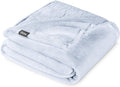 Bare Home Fleece Blanket - Twin/Twin Extra Long - Ultra-Soft Lightweight for Bed, Sofa, and Couch - Luxury Microplush - Cozy Warm Blanket (Twin/Twin XL, Blue Mist)
