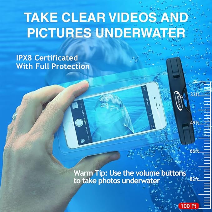 AiRunTech Waterproof Fanny Pack,Waterproof Phone Pouch for iPhone 15 14 13 12 11 Pro Max,IPX8 Waterproof Dry Bag for Snorkeling Beach Cruise Kayaking Pool Swimming(Two Phone Cases+Two Waist Bags Set)