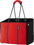 QOGiR Neoprene Multipurpose Beach Bag Tote with Inner Zipper Pocket … … … …
