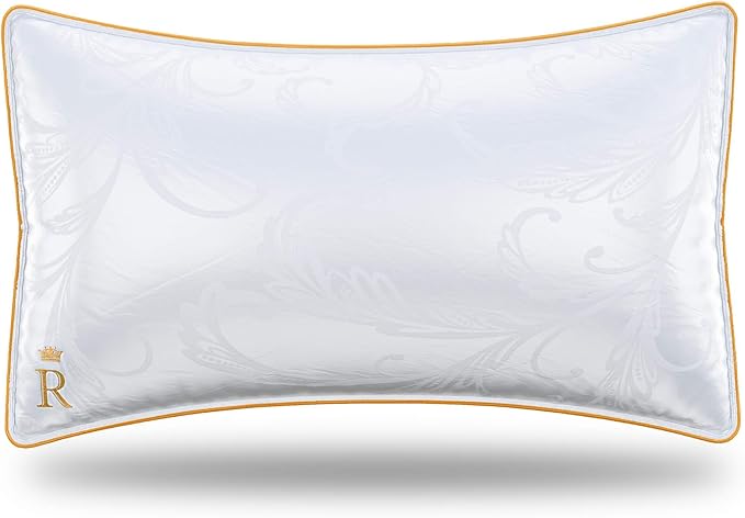 Royal Therapy Pillows Standard Size Set of 2 (20x26 in), Alternative Goose Down Pillows, Adjustable Standard Pillow, All Sleepers, Side Sleeper Pillow