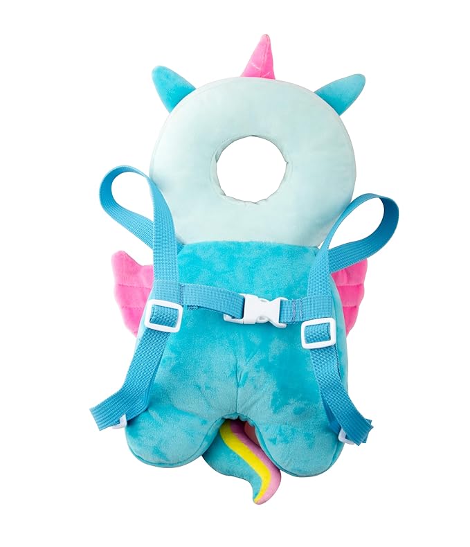 Baby Head Protection Backpack - Soft & Comfortable, Cute Cartoon Design (Q77-Angel)