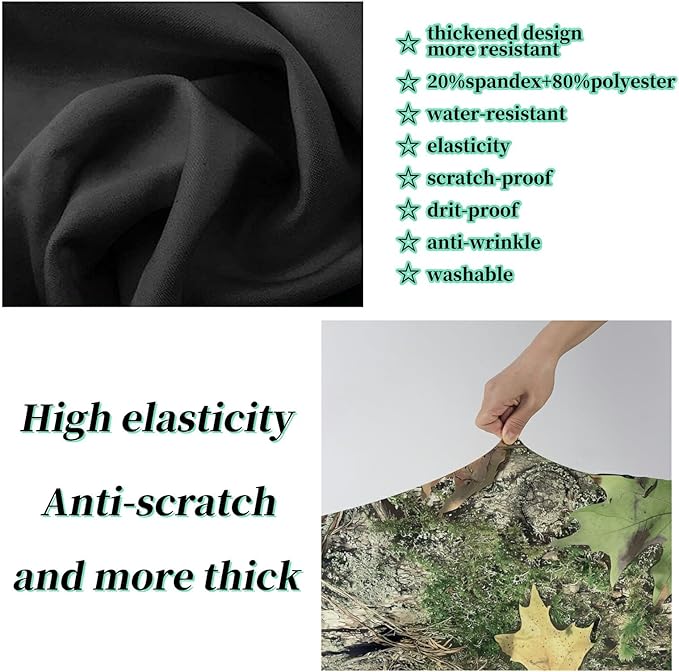 Luggage Cover Plus - Camo Tree Travel Suitcase Cover for 26-28 inch Luggage with Concealed Zipper, Washable Elastic Cloth, Dustproof, Anti-Scratch
