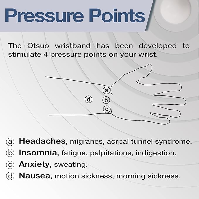 Nausea Relief Wristband for Motion and Sea Sickness | Anti-Nausea Acupressure Bands for Morning Sickness | Sea Bands for Motion Sickness Relief. (Tangerine)