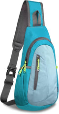 TITECOUGO Small Sling Bag, Lightweight Crossbody Backpack for Men Women, Shoulder Bag for Sports and Outdoor
