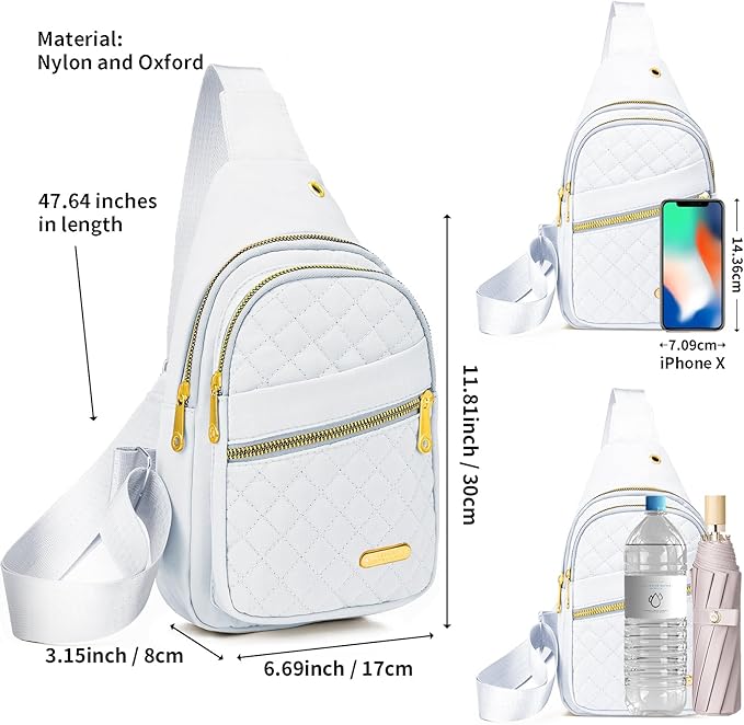 Small Sling Bag For Women Men Casual Crossbody Sling Backpack