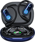 168 Languages AI Translation Earbuds, Bluetooth 5.4 Headphones Translator, 4-in-1 Smart Mode Touch Screen Real-Time Earphones Fit iOS and Android Ideal for Travel Business Learning, Deep Blue